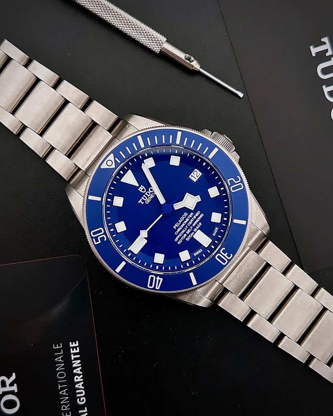 2021 TUDOR PELAGOS 42 BLUE, FULL SET, M25600TB