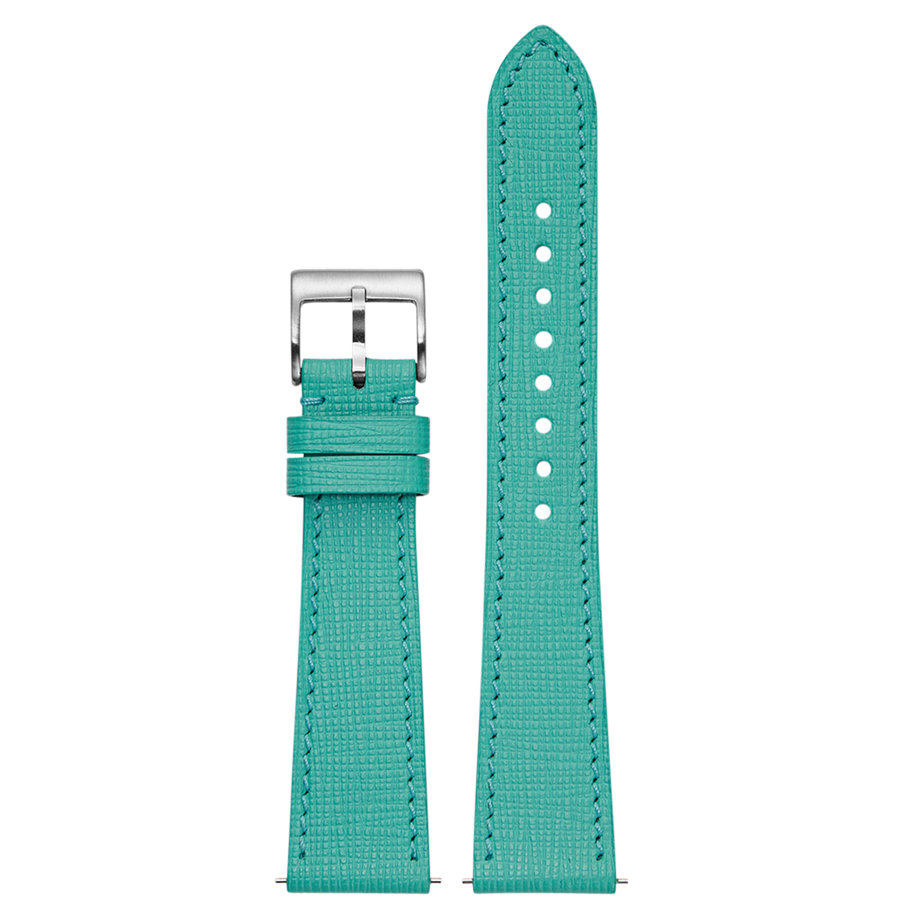 [Quick Release] Chevre Saffiano Leather - Tiffany Blue