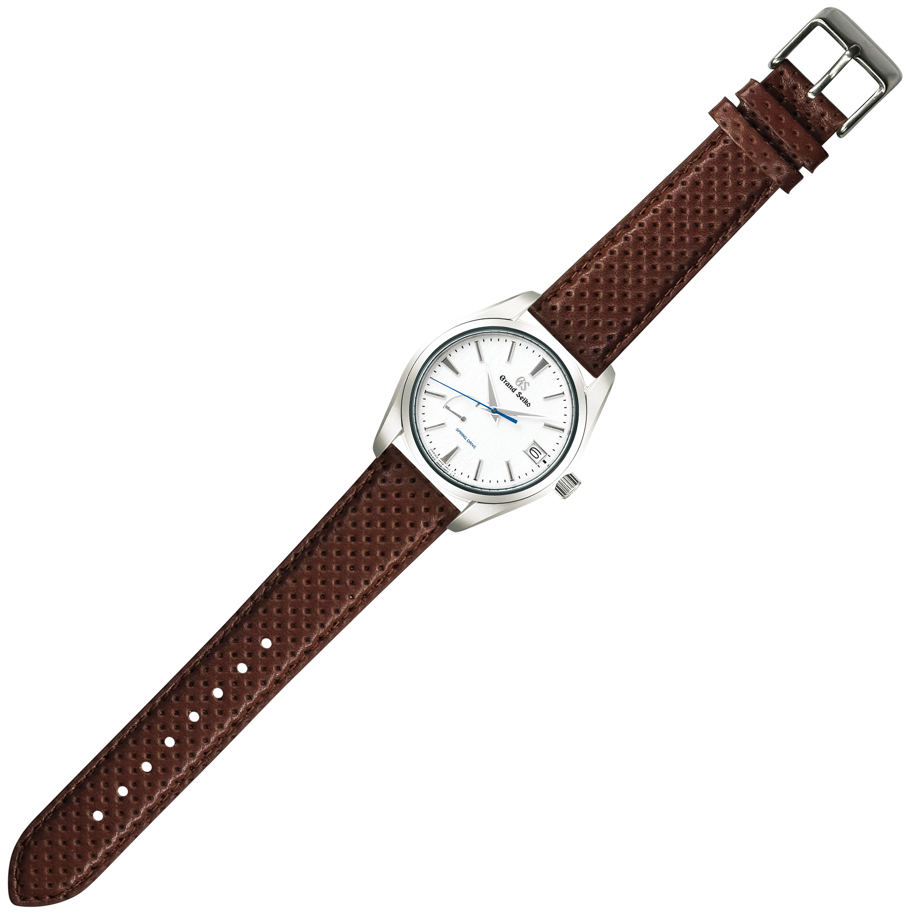 [Quick Release] Perforated Racing Leather Straps - Brown